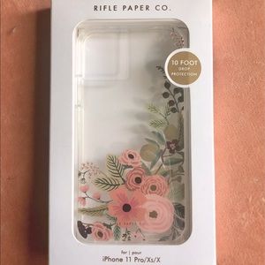 NWT Rifle Paper Co. iPhone 11 Pro/XS/X case